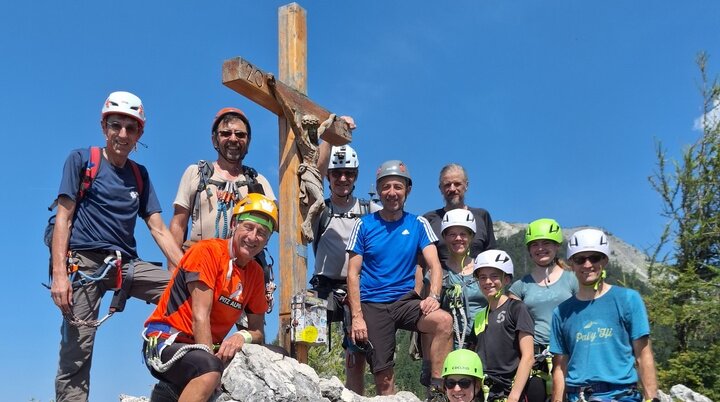 Klettersteig auf den Mahdlgupf | © Maier Georg